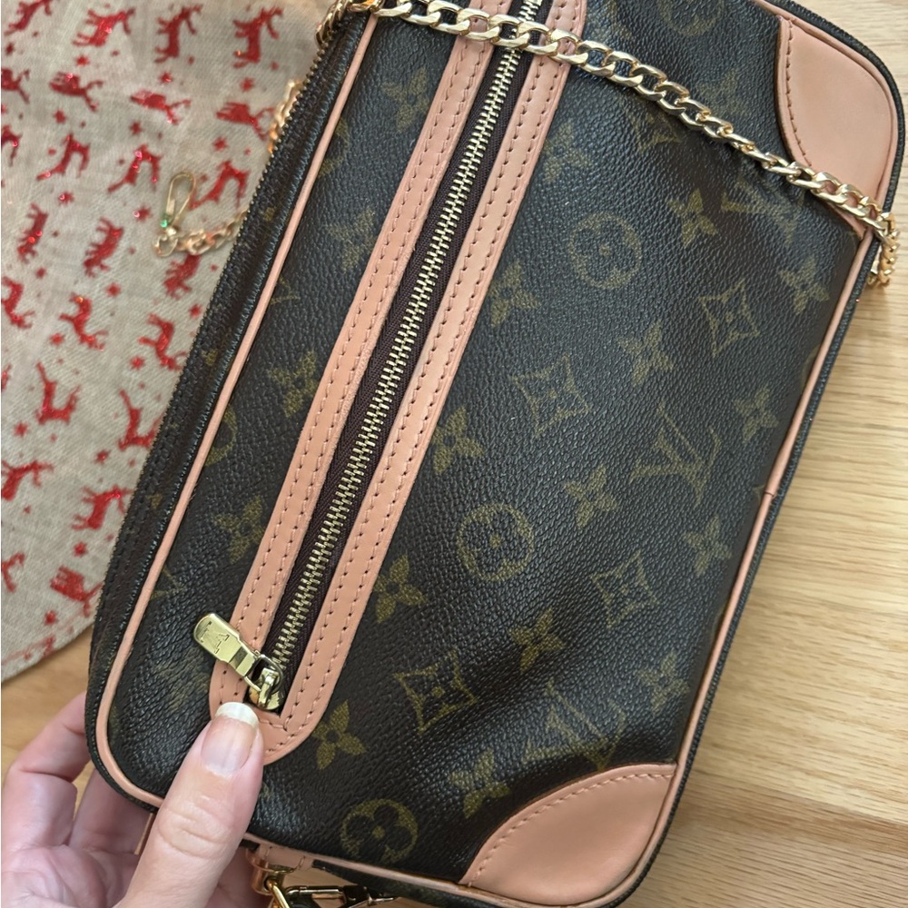 Louis Vuitton Marly Dragonee GM purse crossbody tote handbag clutch canvas - Picture 8 of 13